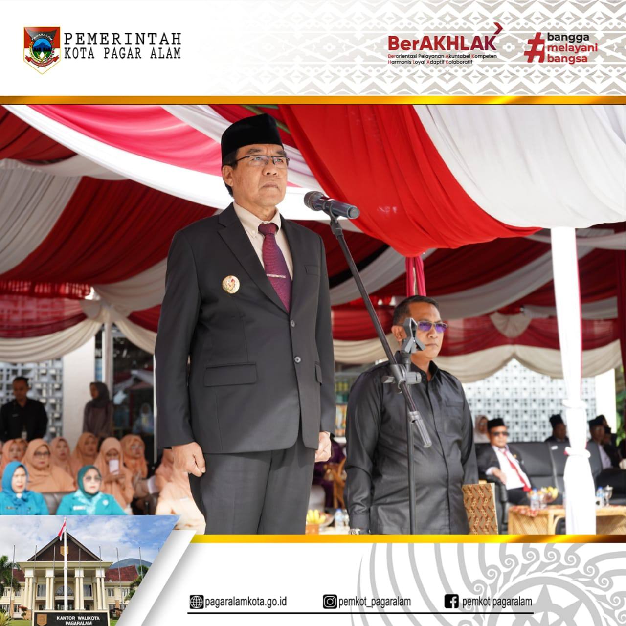 Pj Walikota Pimpin Upacara Memperingati Hari Amal Bakti ke-79 Tahun 2025