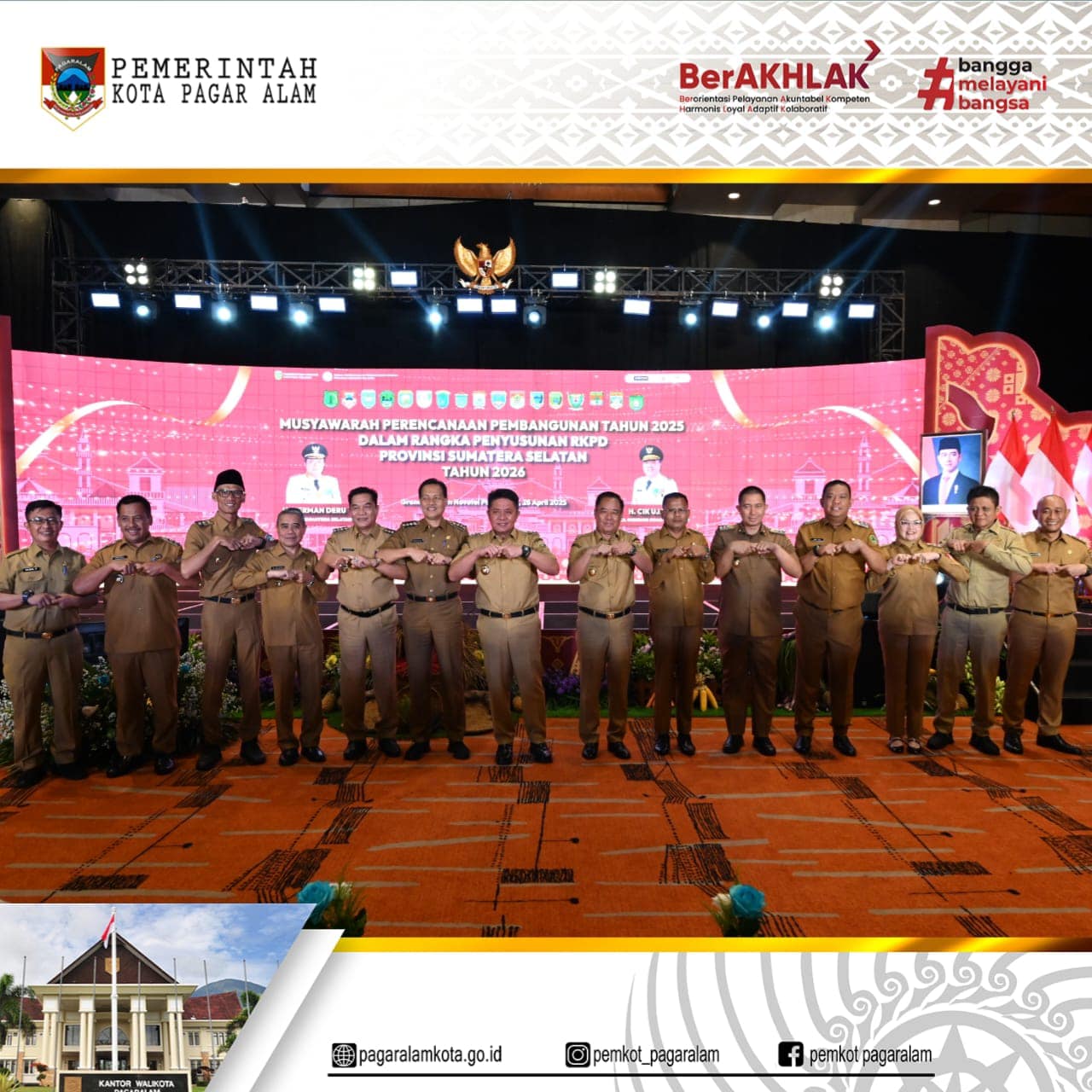 Musrenbang RKPD Sumsel, Pekerjaan Sukses Diawali Dengan Rencana Baik