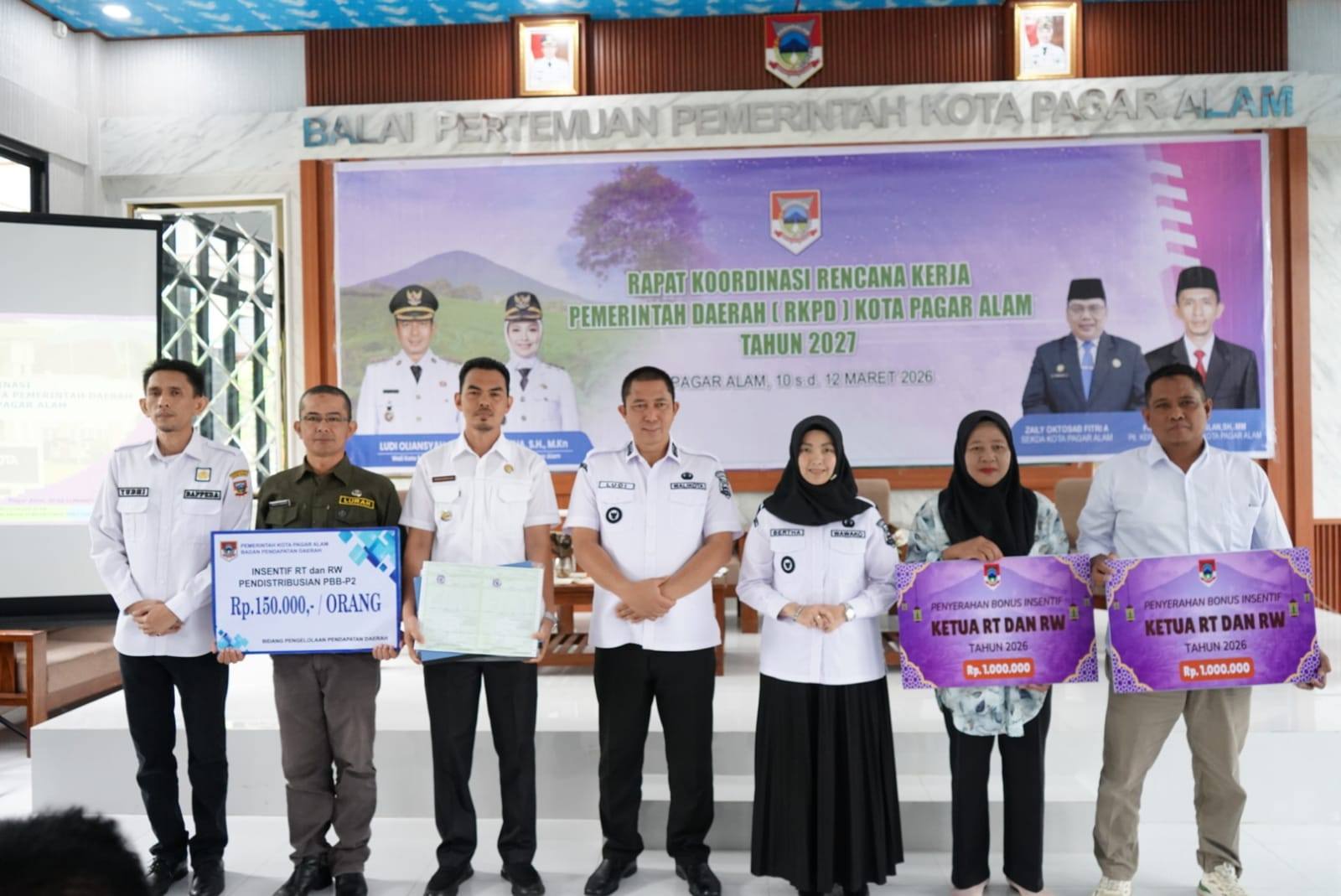 Wako Dan Wawako Pagar Alam Hadiri Rapat Koordinasi RKPD Tahun 2027