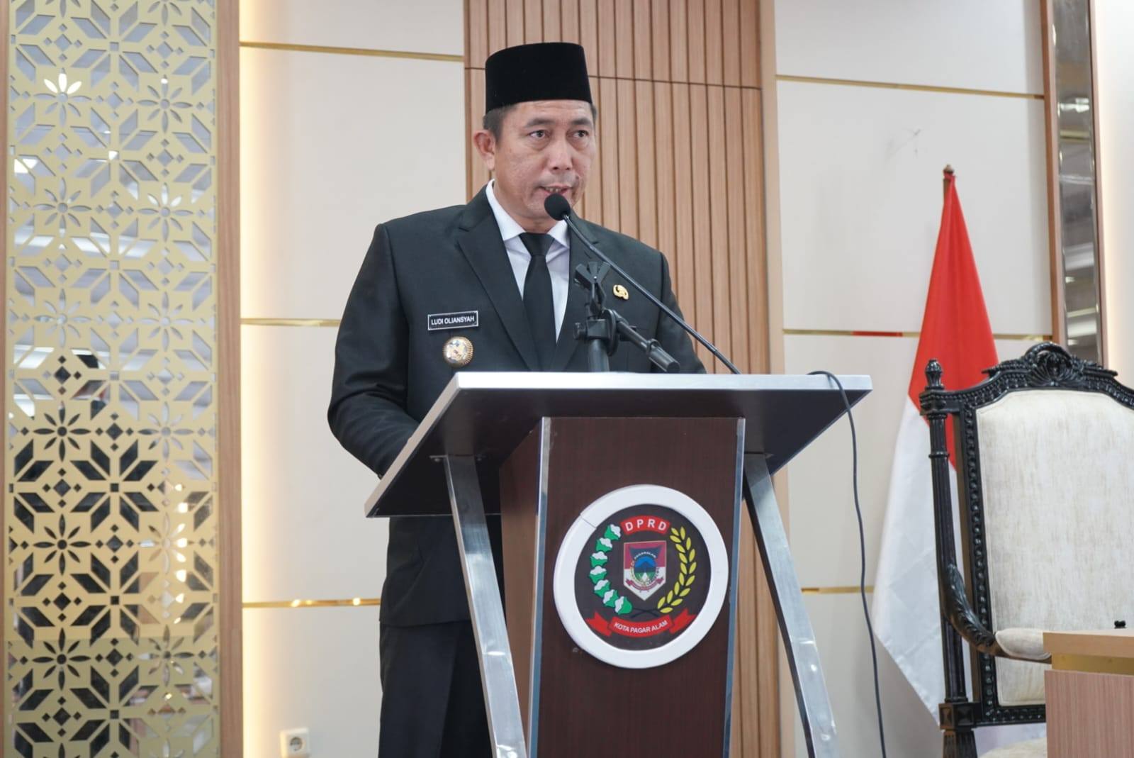 Wali Kota Pagar Alam Hadiri Rapat Paripurna ke-II sidang ke-V DPRD Kota Pagar Alam