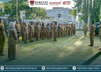 KEGIATAN APEL DINAS PENANAMAN MODAL PELAYANAN TERPADU SATU PINTU KOTA PAGAR ALAM