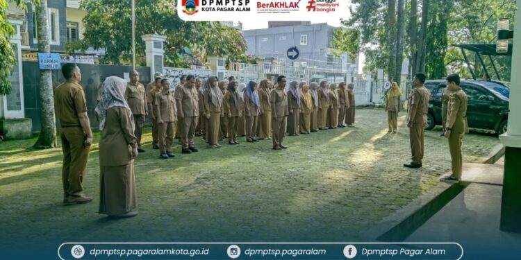 KEGIATAN APEL DINAS PENANAMAN MODAL PELAYANAN TERPADU SATU PINTU KOTA PAGAR ALAM